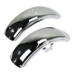 Front And Rear CT70 Mud Guards In Chrome For Honda CT70