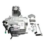 125cc Elec Start Engine HD Silver Enigne
