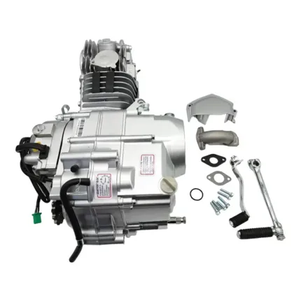 125cc Elec Start Engine HD Silver Enigne