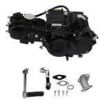 50CC Semi Auto Engine 4 Speed Kick Only Ln Black
