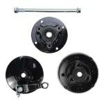 Front & Rear Hubs In Black Rear Drum Brake Parts For Honda Monkey Bike