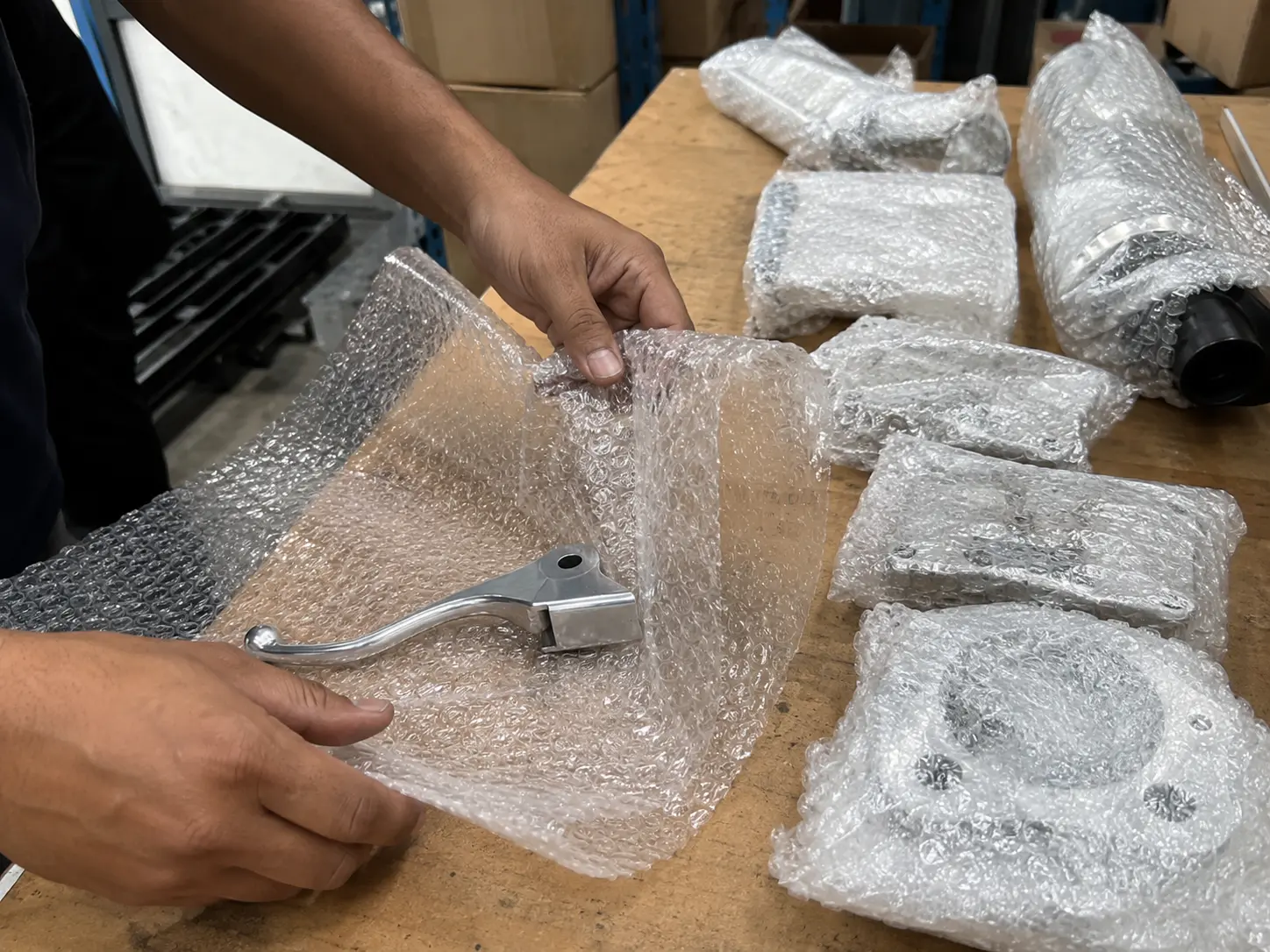 YKMOTOS packing and shipping